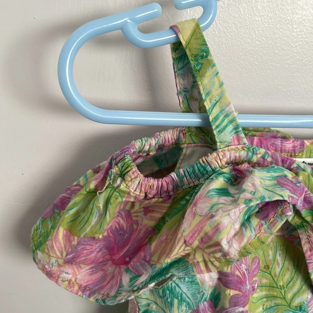 Floral Button-Down Dress size Baby girl 2T